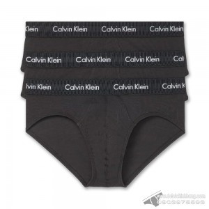 Quần lót nam Calvin Klein NB2613 Cotton Stretch Hip Brief 3-pack Black